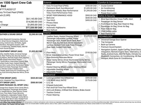 Used 2020 RAM 1500 Sport w/ Alpine Leather & Sound Group AWD/4WD image 21
