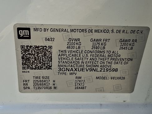 Used 2022 Chevrolet Equinox LT image 26