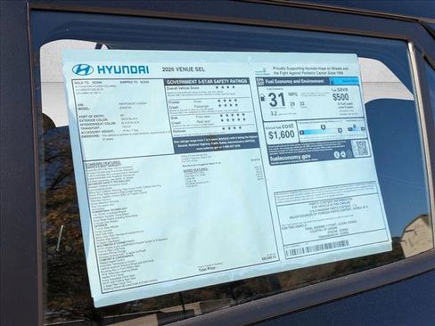 New 2026 Hyundai Venue SEL image 24
