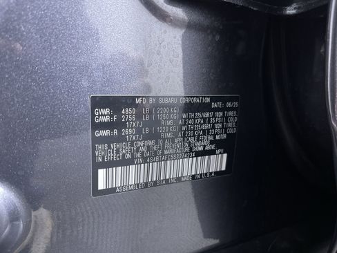 Certified 2025 Subaru Outback Premium w/ Popular Package #1A image 12