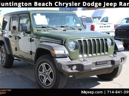 Used 2021 Jeep Wrangler Unlimited Sport w/ Sun And Sound Package AWD/4WD image 1
