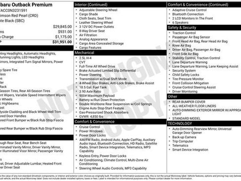 Used 2022 Subaru Outback Premium image 15