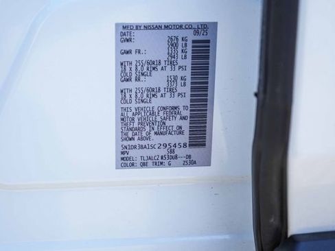 Used 2025 Nissan Pathfinder SV w/ Cargo Package FWD image 34