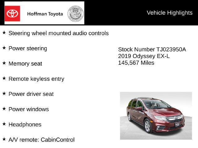 Used 2019 Honda Odyssey EX-L image 15
