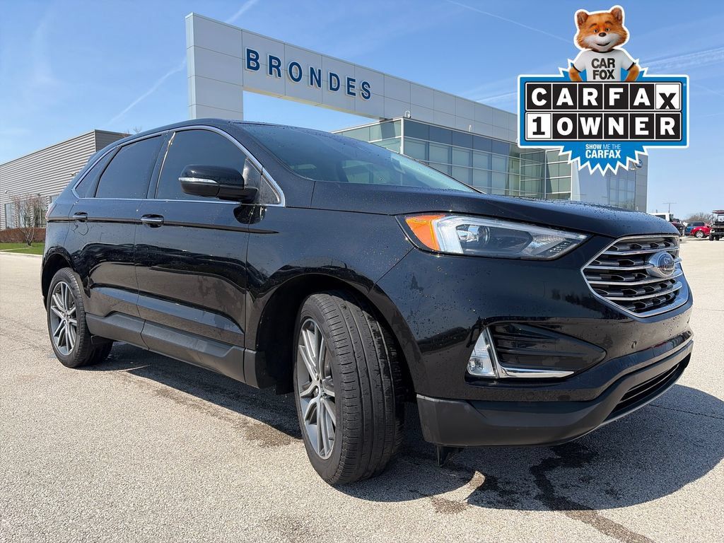 Used 2023 Ford Edge Titanium w/ Class II Trailer Tow Package AWD/4WD 360° Tour