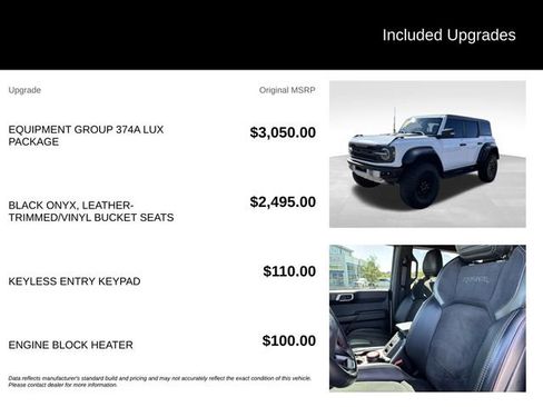 Used 2023 Ford Bronco Raptor AWD/4WD image 5