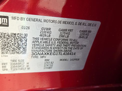 New 2026 Chevrolet Equinox ACTIV w/ LPO, Floor Liner Package FWD image 20