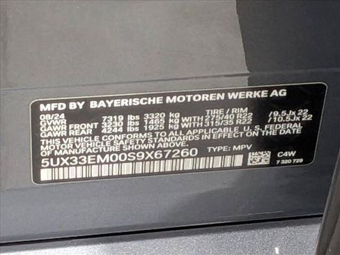 Used 2025 BMW X7 M60i w/ Executive Package AWD/4WD image 27