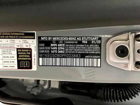 Certified 2023 Mercedes-Benz EQE AMG 4MATIC Sedan image 19