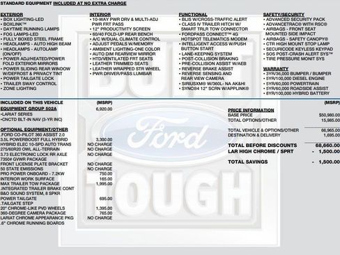 Used 2021 Ford F150 Lariat w/ Equipment Group 502A High image 2