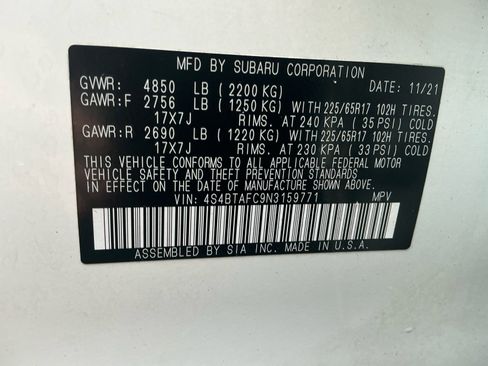 Used 2022 Subaru Outback Premium AWD/4WD image 16