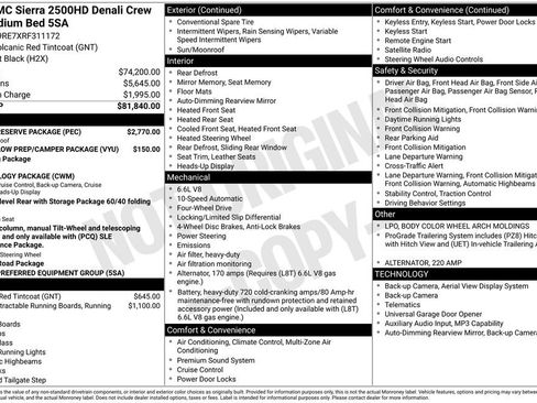 Used 2024 GMC Sierra 2500 Denali w/ Denali Reserve Package image 35