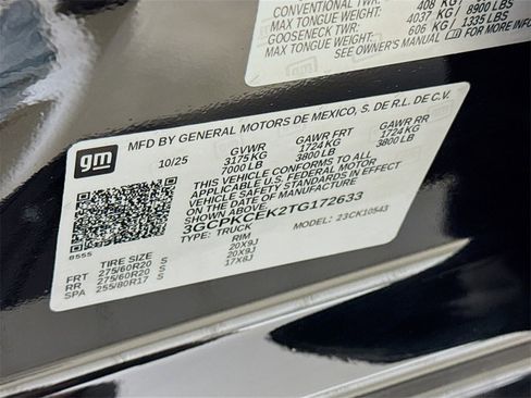 Used 2026 Chevrolet Silverado 1500 Custom Trail Boss w/ Turbomax Blackout Package image 29