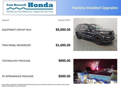 Used 2023 Ford Explorer ST w/ Equipment Group 401A AWD/4WD image 4