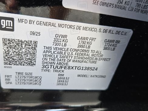 Certified 2026 GMC Sierra 1500 AT4X AWD/4WD image 17