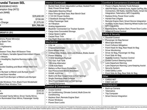 Used 2024 Hyundai Tucson SEL FWD image 12