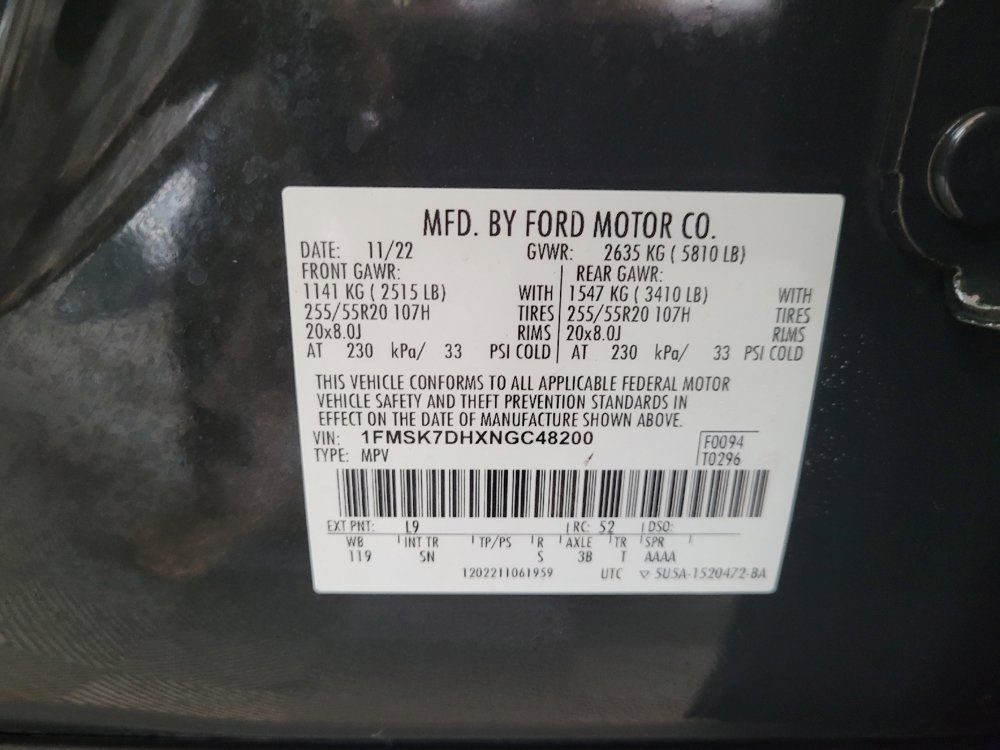 Used 2022 Ford Explorer XLT w/ Equipment Group 202A RWD image 33