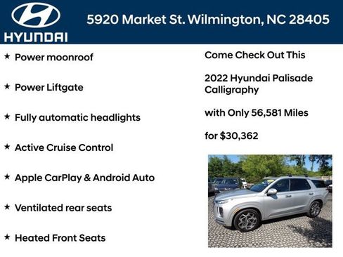 Certified 2022 Hyundai Palisade Calligraphy FWD image 11