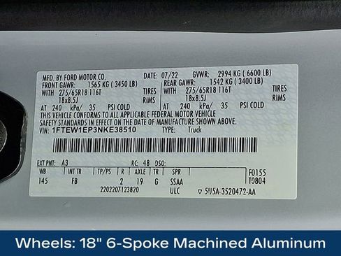 Used 2022 Ford F150 XLT w/ Equipment Group 302A High image 32