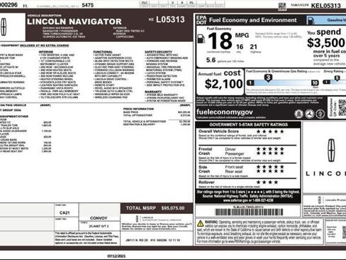 Used 2019 Lincoln Navigator Reserve AWD/4WD image 4