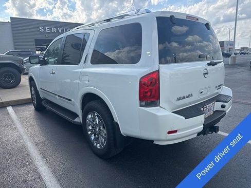 Used 2015 Nissan Armada Platinum w/ 2nd Row Captain Seat Package AWD/4WD image 9