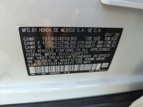 Certified 2026 Honda HR-V LX image 23