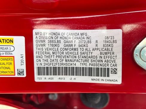 Used 2024 Honda Civic Sport image 18