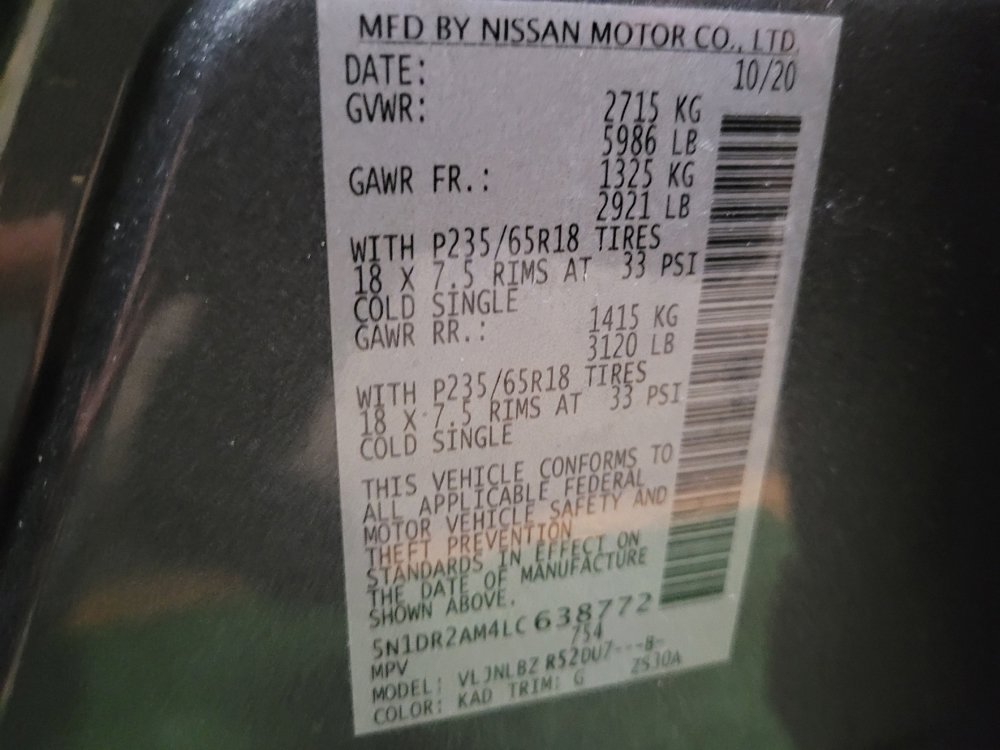 Used 2020 Nissan Pathfinder S AWD/4WD image 33