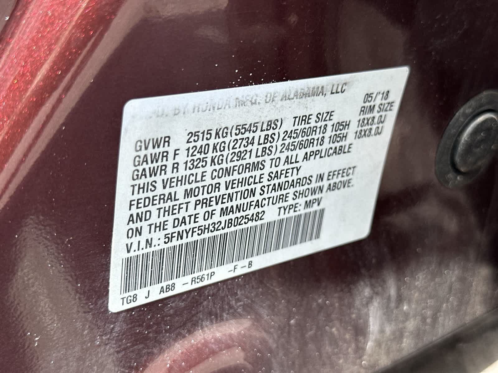 Used 2018 Honda Pilot EX image 22