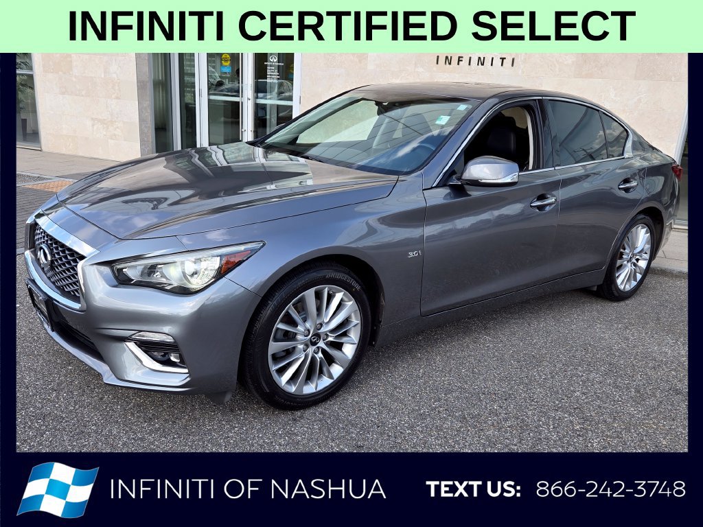 Certified 2019 INFINITI Q50 Luxe w/ Essential Package (3.0T Luxe) AWD/4WD image 2