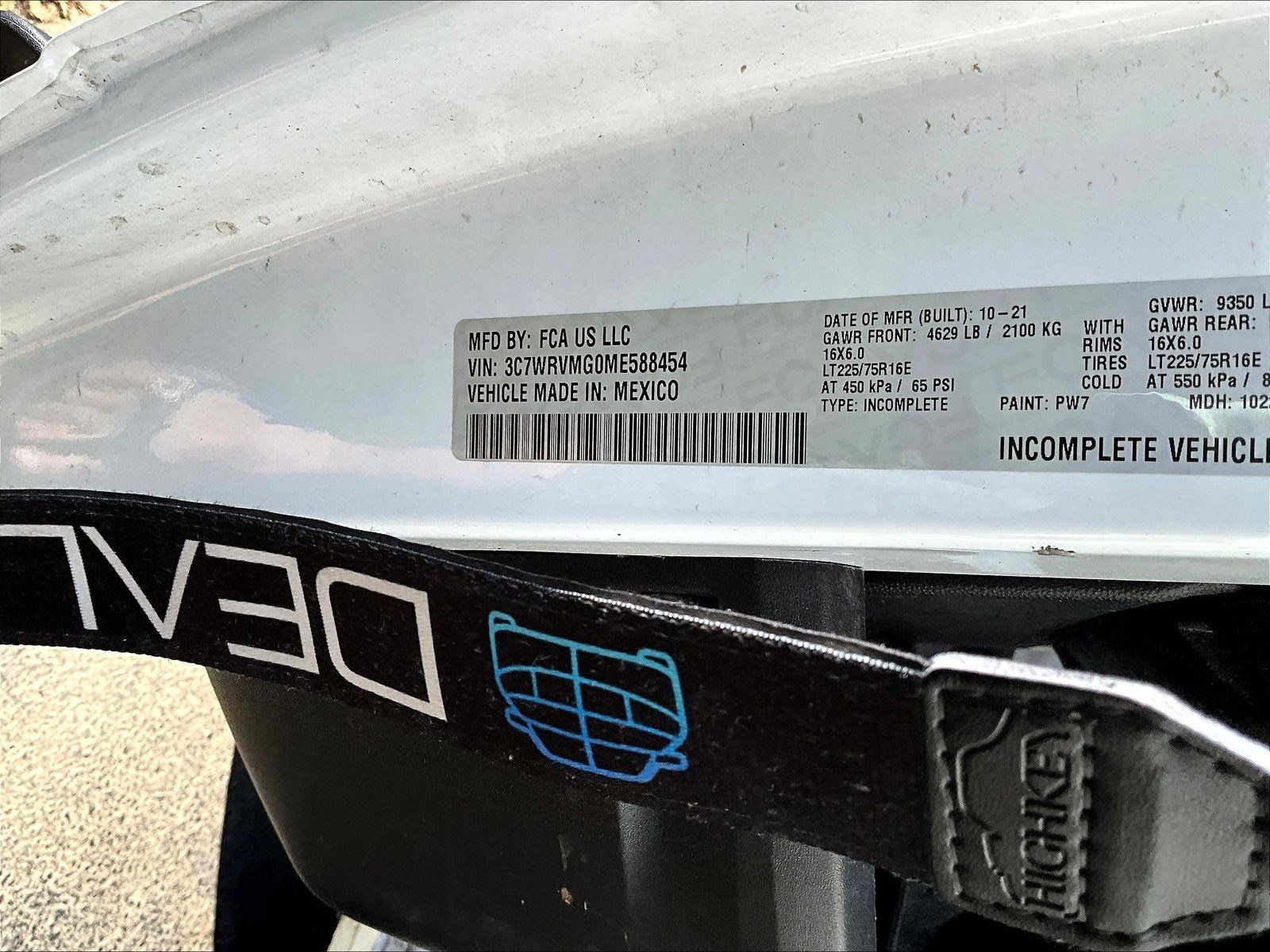 Used 2021 RAM ProMaster 3500 FWD image 5