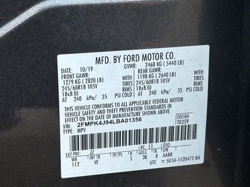 Used 2020 Ford Edge SEL w/ Cold Weather Package AWD/4WD image 34