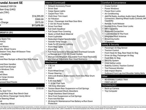 Used 2020 Hyundai Accent SE image 2