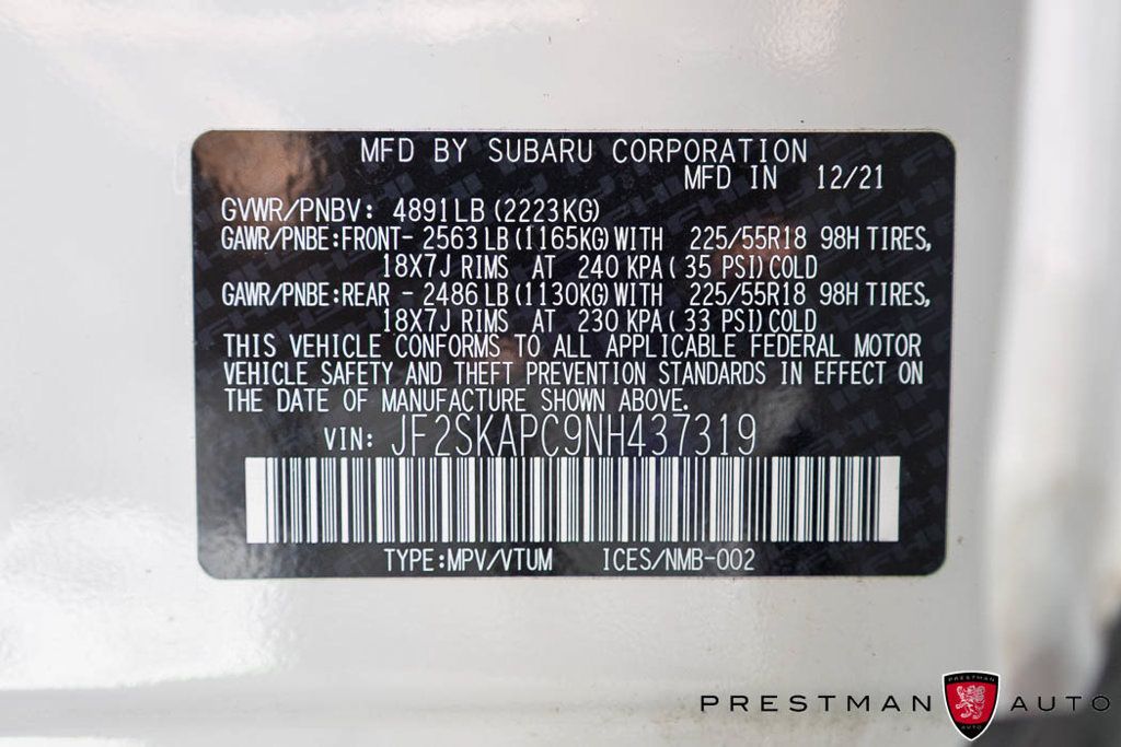 Used 2022 Subaru Forester Limited AWD/4WD image 43