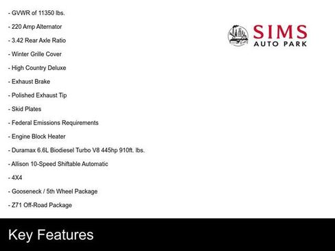 Used 2020 Chevrolet Silverado 2500 High Country w/ Z71 Off-Road Package image 4