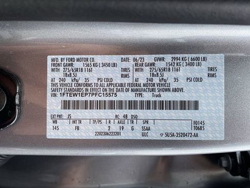 Certified 2023 Ford F150 XLT w/ Equipment Group 302A High image 38