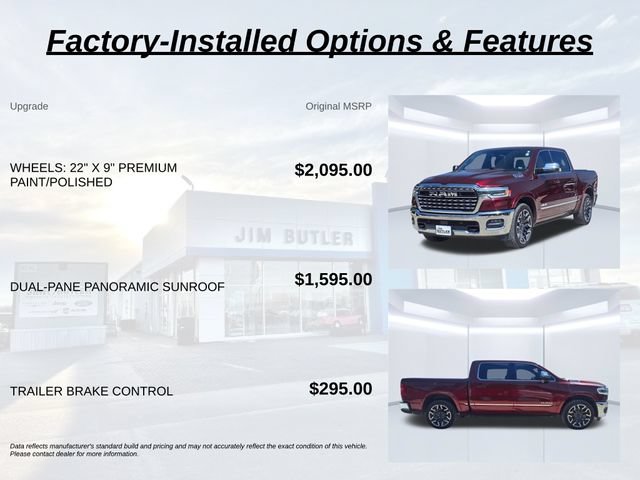 Used 2025 RAM 1500 Limited AWD/4WD image 3