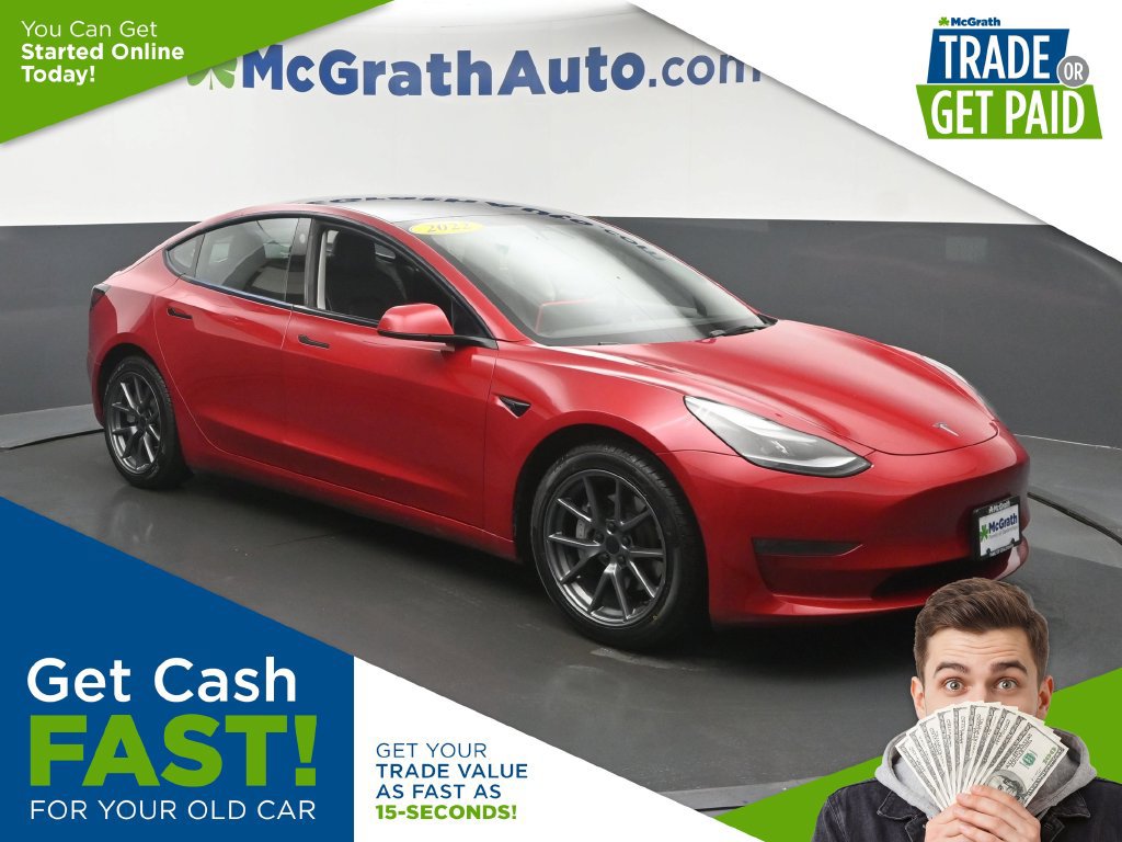 Used 2022 Tesla Model 3 Long Range AWD/4WD image 1