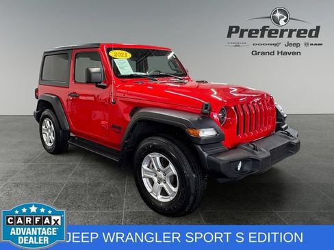 Used 2021 Jeep Wrangler Sport AWD/4WD image 1