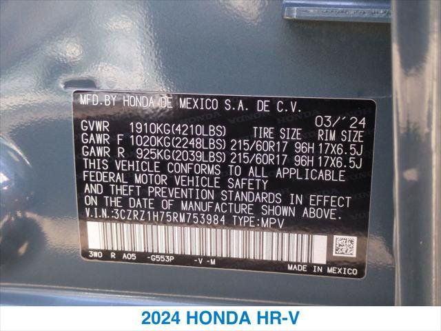 Certified 2024 Honda HR-V EX-L image 26