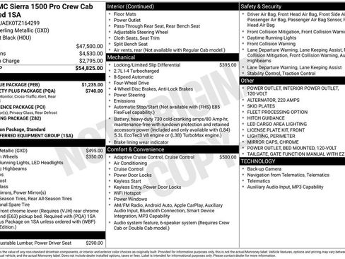 Used 2026 GMC Sierra 1500 Pro w/ Pro Value Package AWD/4WD image 37