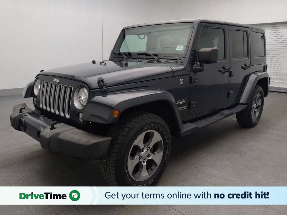 Used 2017 Jeep Wrangler Unlimited Sahara w/ Connectivity Group AWD/4WD image 1