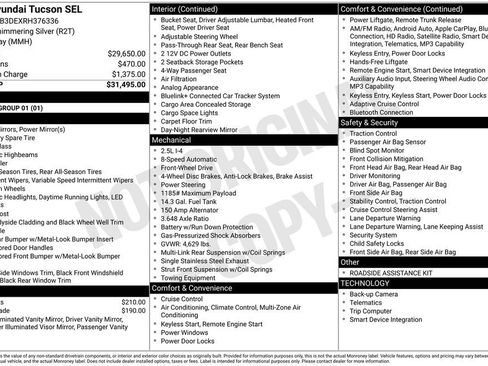Certified 2024 Hyundai Tucson SEL image 28