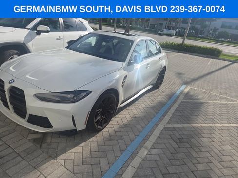 Used 2024 BMW M3 Competition w/ Parking Assistance Package RWD image 4