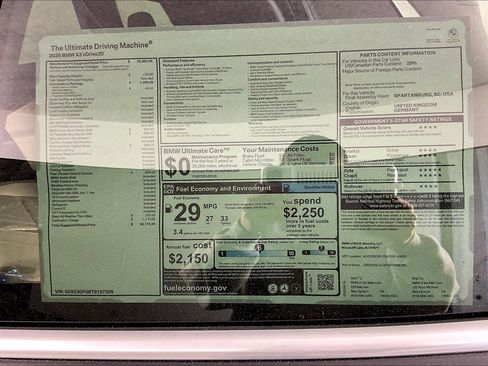 New 2026 BMW X3 xDrive30 w/ Convenience Package image 17