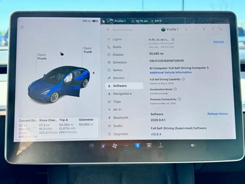 Used 2022 Tesla Model 3 Long Range AWD/4WD image 2