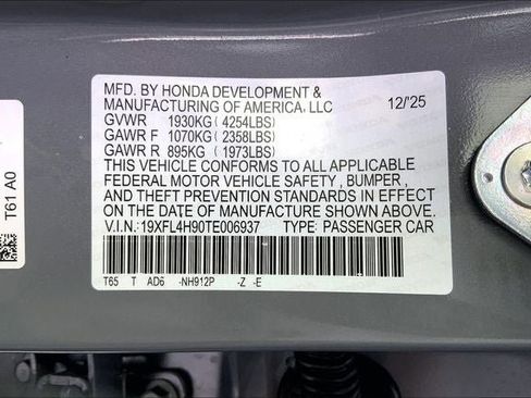 New 2026 Honda Civic Sport Touring image 20