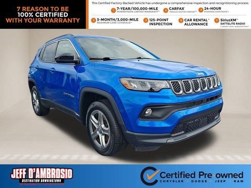 Certified 2023 Jeep Compass Latitude w/ Sun and Sound Group AWD/4WD image 1