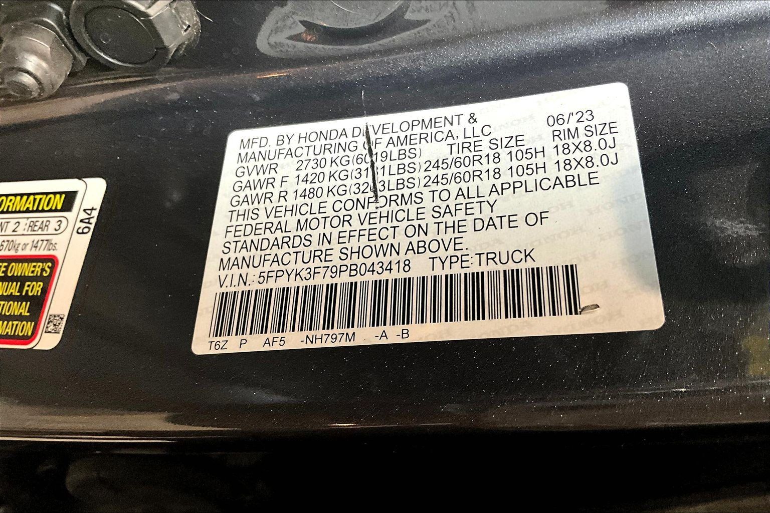 Used 2023 Honda Ridgeline RTL-E image 21