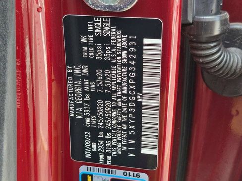 Certified 2023 Kia Telluride EX w/ EX Captain's Chair Package AWD/4WD image 36
